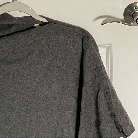 New! Red Envelope 100% cashmere Poncho dark gray nwot 47128 - Picture 8 of 16